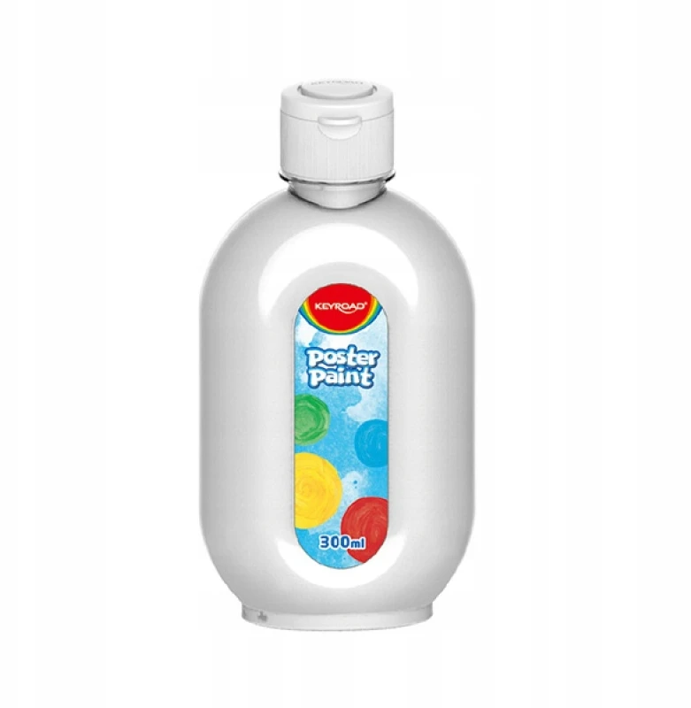 Keyroad Plakatų dažai 300ml, balta spalva