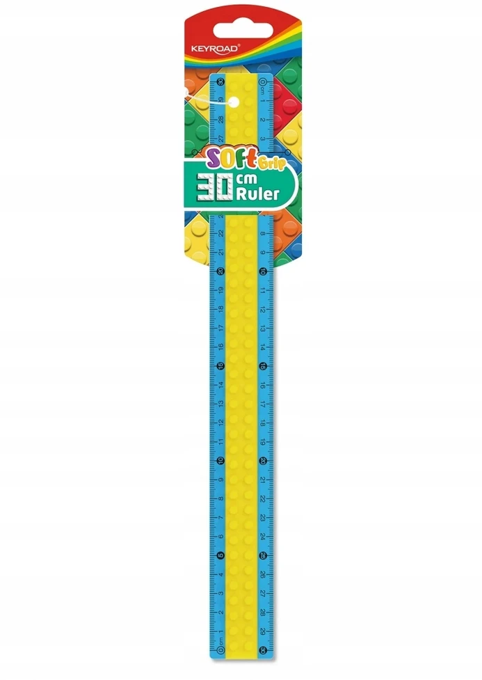 Liniuotė Keyroad, 30 cm, LEGO dizainas