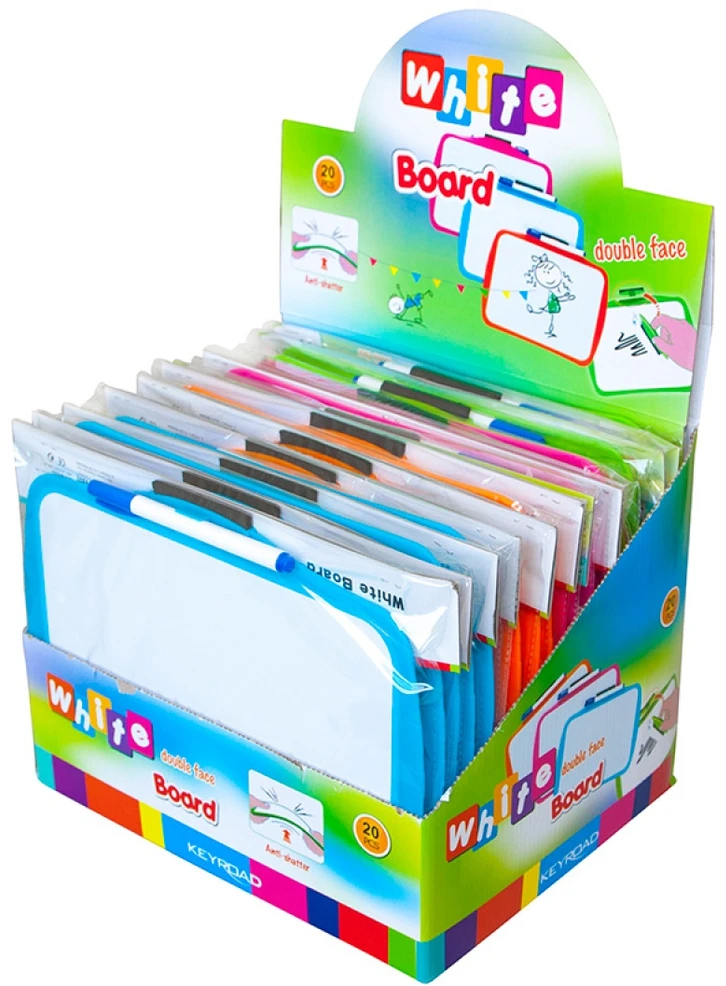 Keyroad TABLICA SUCHOŚCIERALNA BALTA 25x18CM Z MARKEREM RÓŻNE KOLORY DO WYBORU