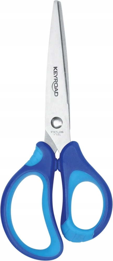 Vaikiškos žirklės Keyroad 15cm, minkštos, ergonomiškos rankenos