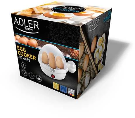 Adler Egg Boiler AD 4459 450 W, Baltas, Kiaušinių talpa 7