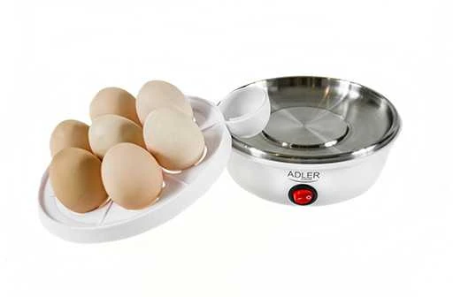 Adler Egg Boiler AD 4459 450 W, Baltas, Kiaušinių talpa 7