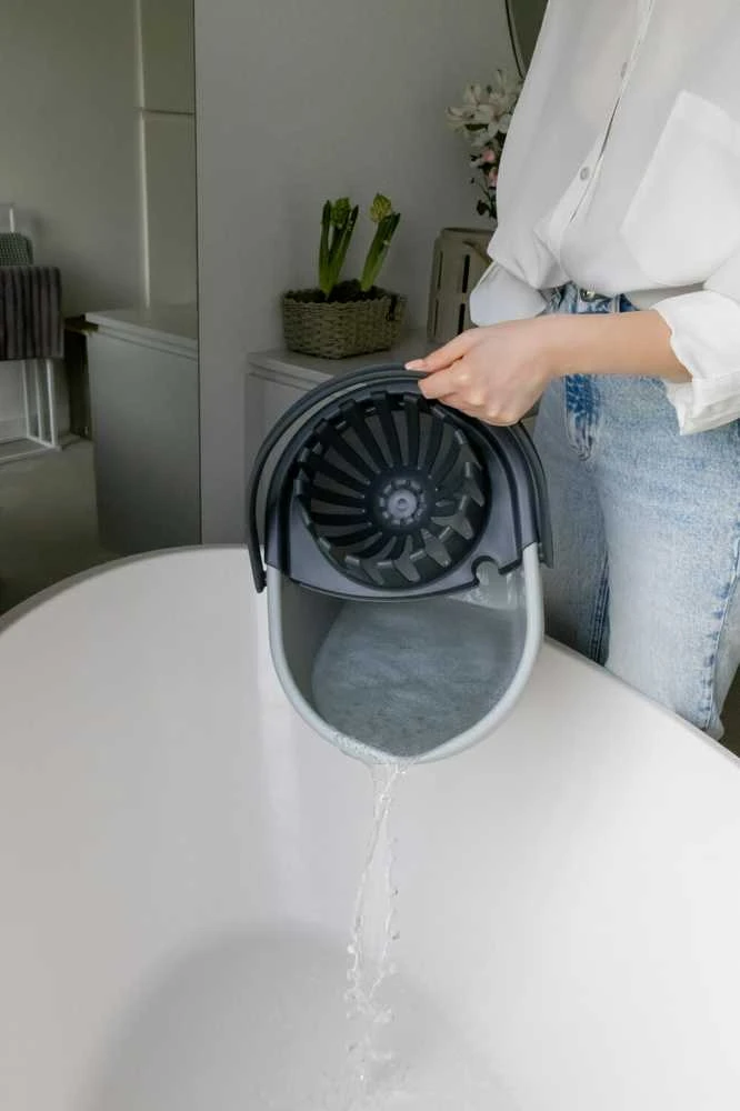 Kibiras su nuspaudimo sietu Eco Ego 13L pilkas