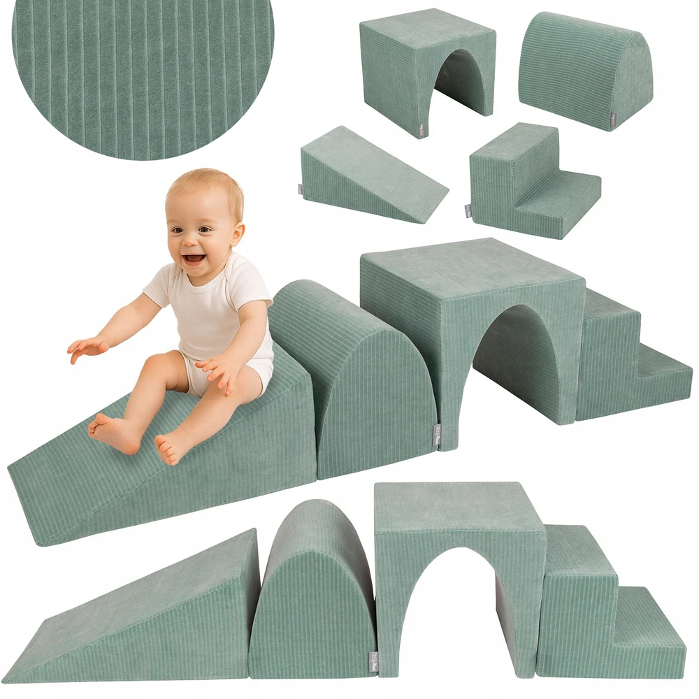 KiddyMoon Foam žaidimų aikštelė Corduroy PPZVS-244