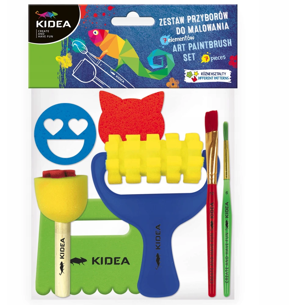 Kidea 7 dalių tapybos reikmenų rinkinys