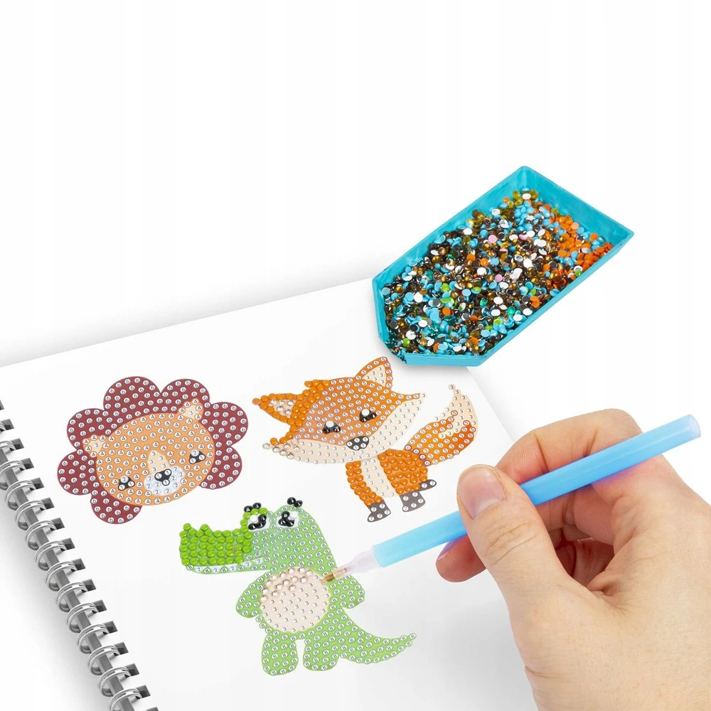 Kidea Diamond Stickers: Animals, Creative Craft Set