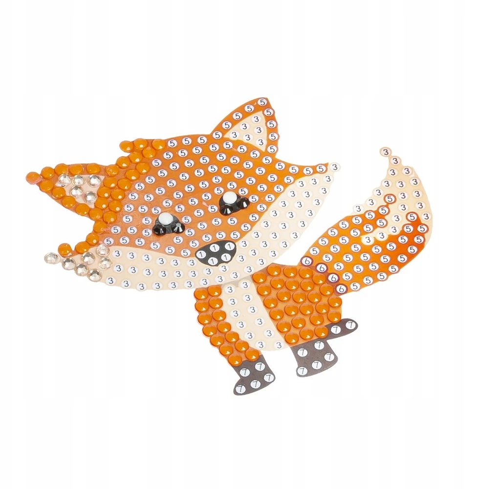Kidea Diamond Stickers: Animals, Creative Craft Set