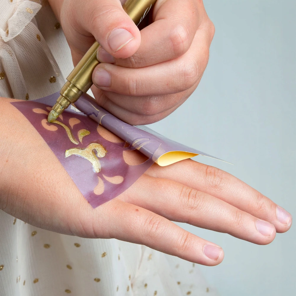 Kidea Laikini vaikiški tatuiruotės markerai su šablonais