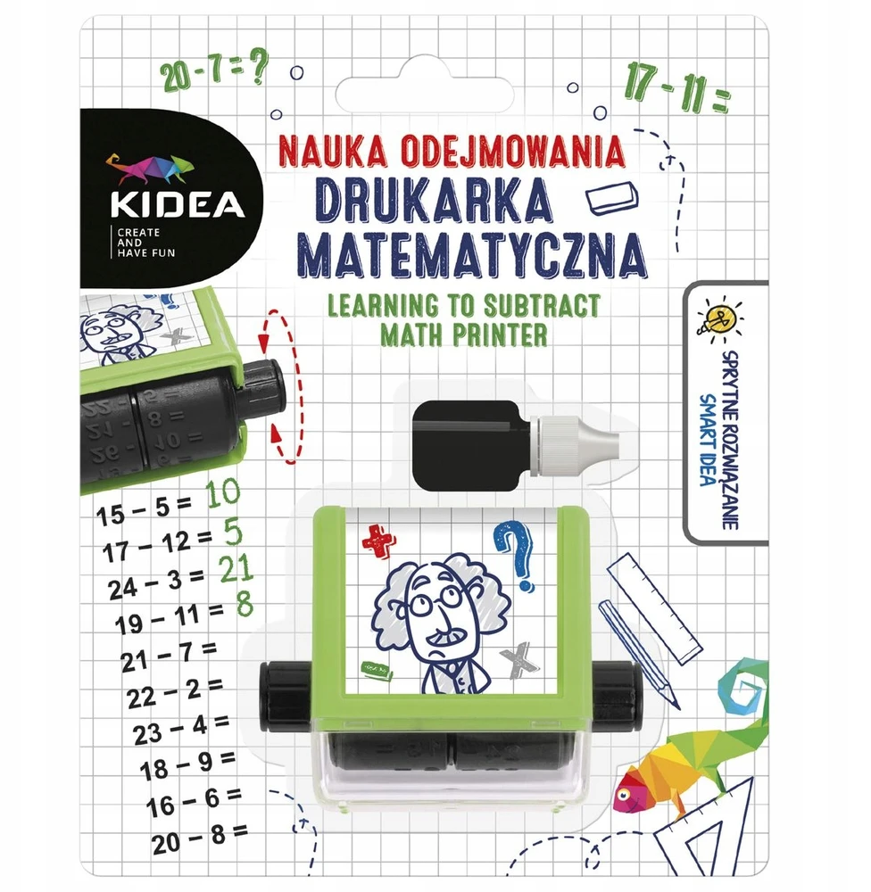 Kidea Matematikos Spausdintuvas Atimčiai Mokytis
