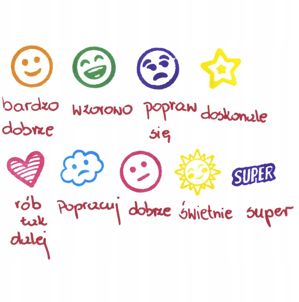 „Kidea Motivational Derform“ antspaudų rinkinys (SM9KA)