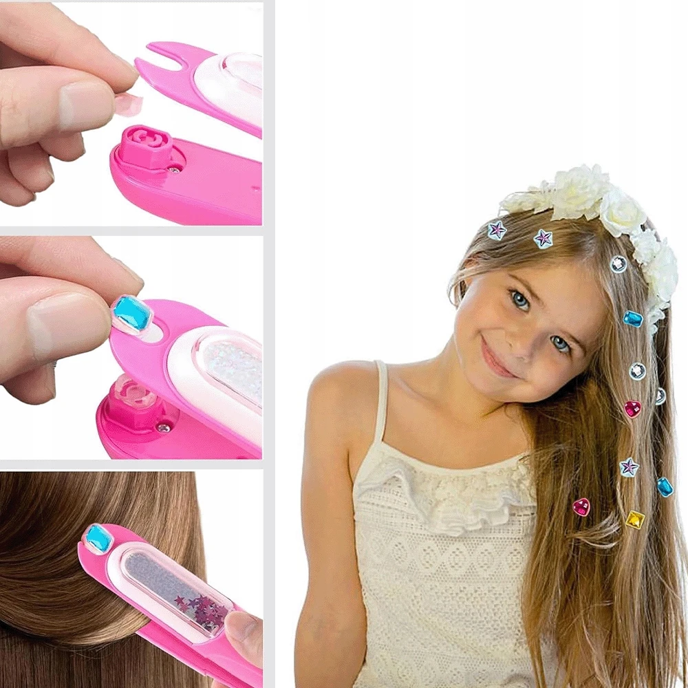 Kidino CRYSTAL HAIR CLIMER, KŪRYBINGAS DIY RINKINYS VAIKAMS,