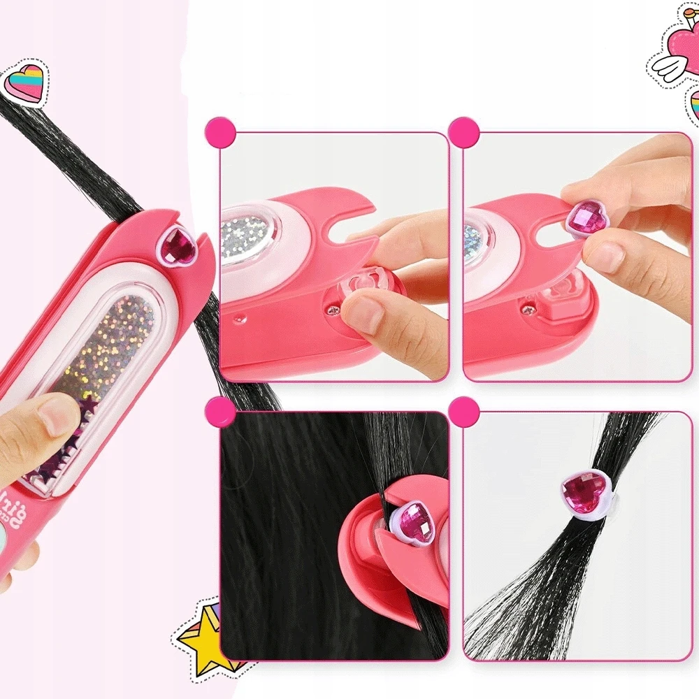 Kidino CRYSTAL HAIR CLIMER, KŪRYBINGAS DIY RINKINYS VAIKAMS,