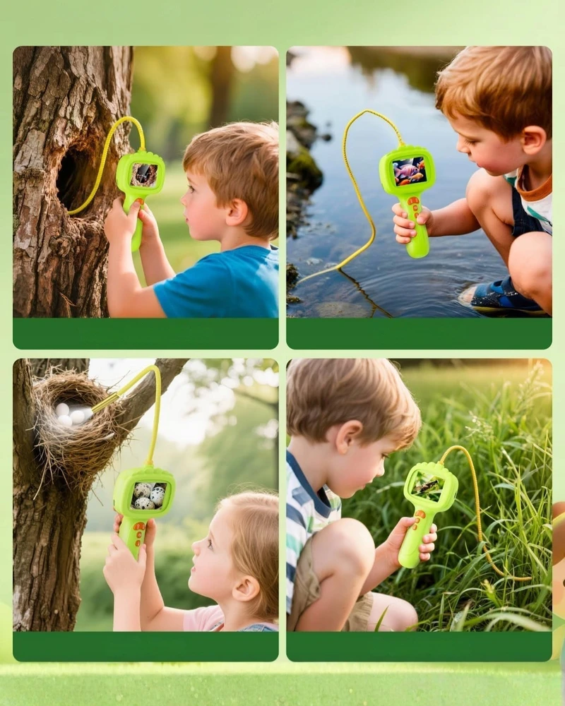 Kidino Fotoaparatas, mokomasis žaislas, mažas stebėjimo endoskopas „Little STEM Explorer“.