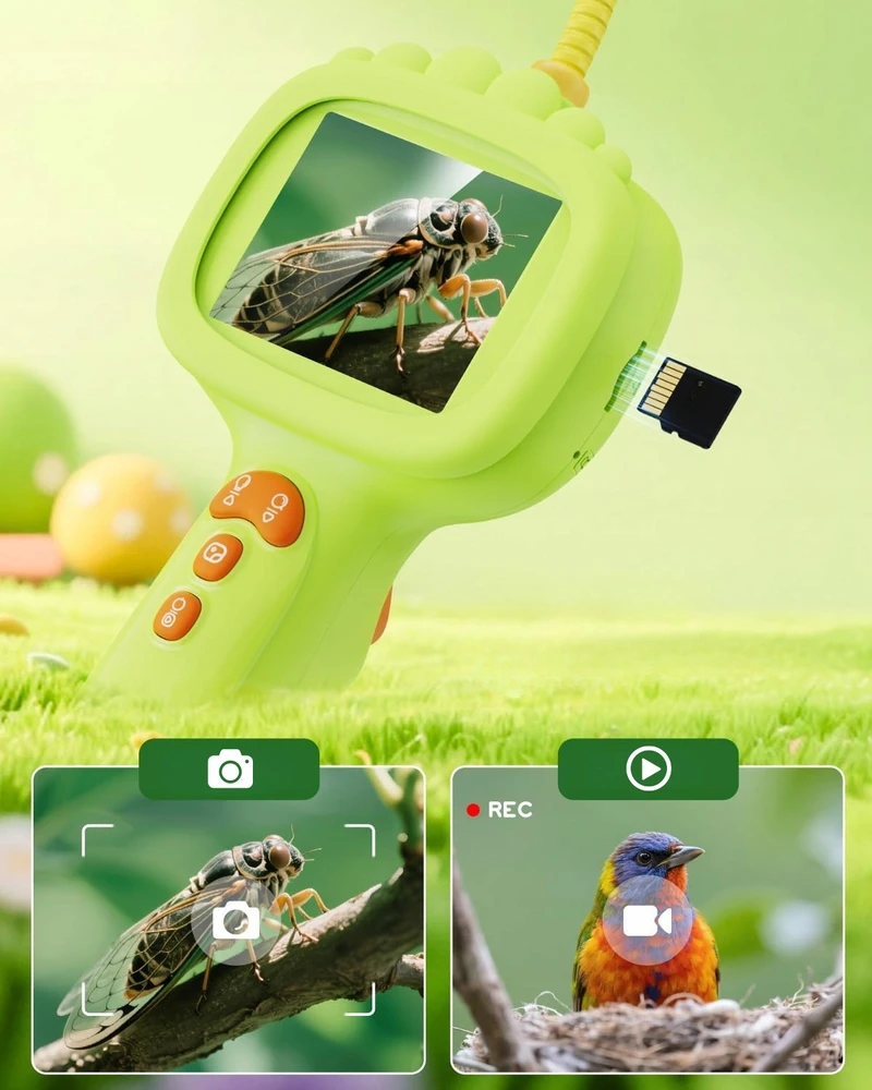Kidino Fotoaparatas, mokomasis žaislas, mažas stebėjimo endoskopas „Little STEM Explorer“.