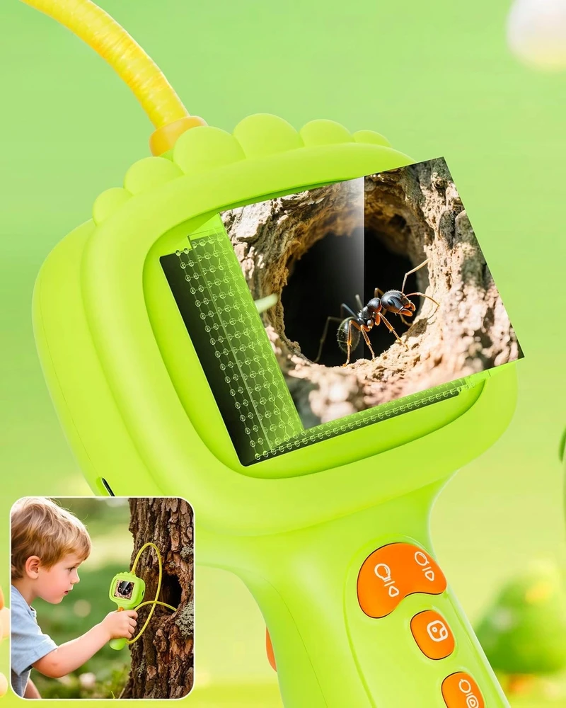 Kidino Fotoaparatas, mokomasis žaislas, mažas stebėjimo endoskopas „Little STEM Explorer“.