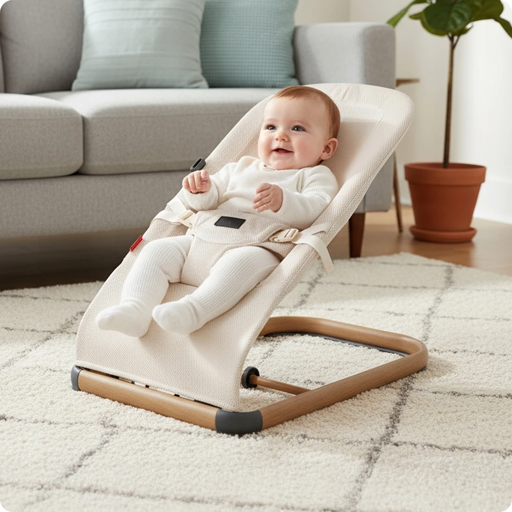 Kidnort Moln Unique beige Kūdikių Sūpynės Kėdutė