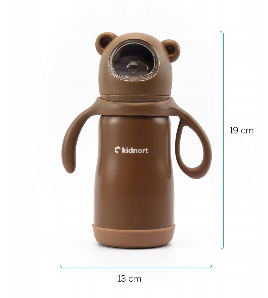 Kidnort termosas gėrimams, 0,27 l, rudas