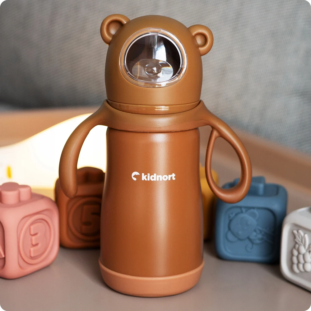 Kidnort termosas gėrimams, 0,27 l, rudas