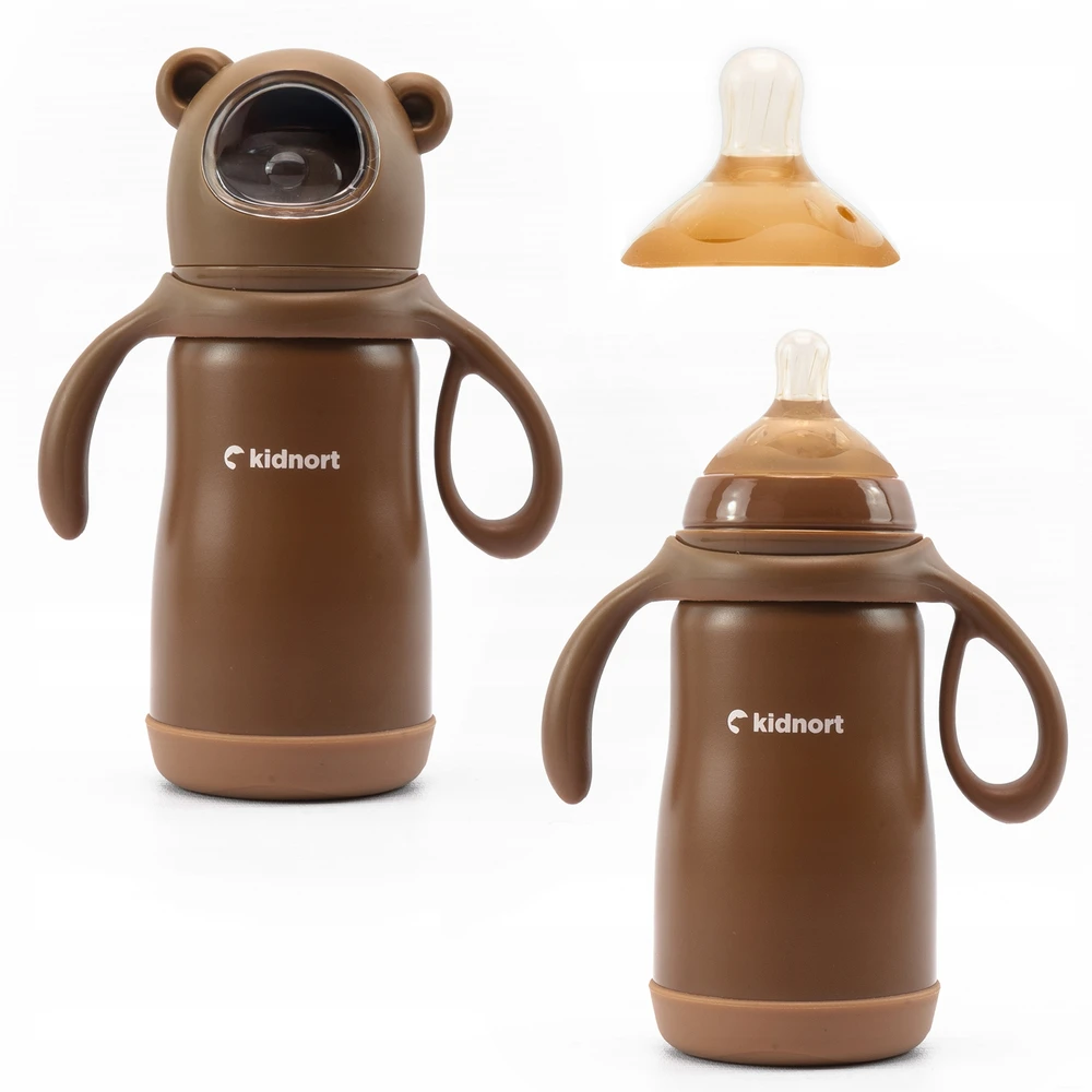 Kidnort termosas gėrimams, 0,27 l, rudas