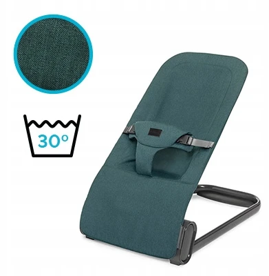 Kidnort Vinbär vaikiška supamoji kėdutė, lengva, žaislinė juosta, iki 9kg, juoda