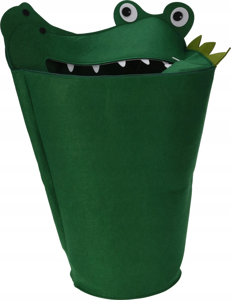 Kids Collection KOSZ POJEMNIK na zabawki do pokoju dziecięcego lew krokodyl filcowy kolory