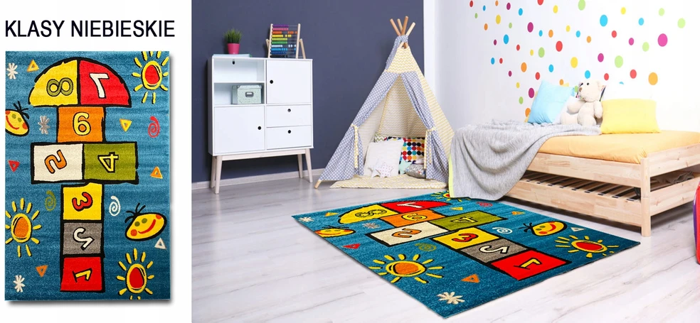 Kids DYWAN 150X230 OKOŁO 160X230 DO POKOJU DZIECIĘCEGO