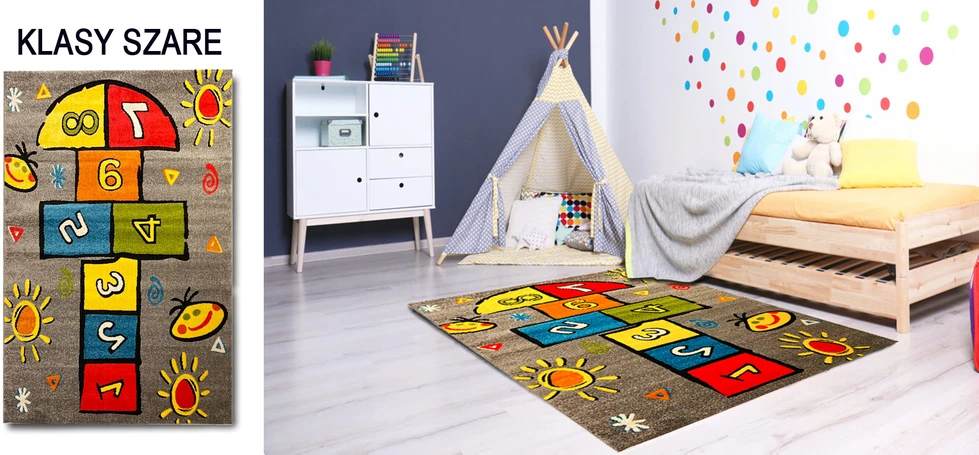 Kids DYWAN 150X230 OKOŁO 160X230 DO POKOJU DZIECIĘCEGO