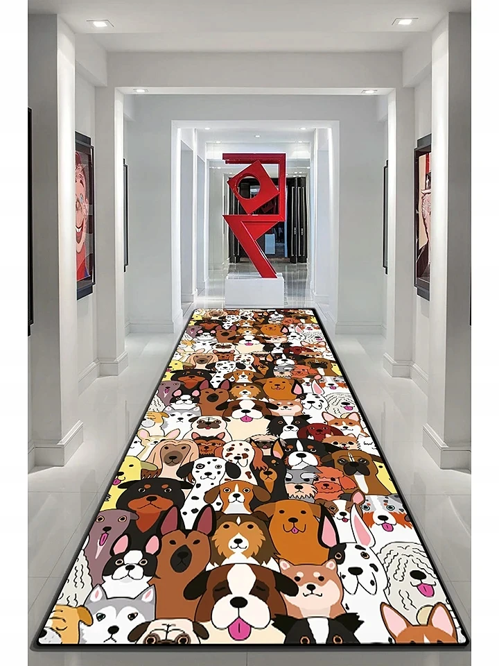 Kids Dywan PSY 80 x 150 cm wielokolorowy
