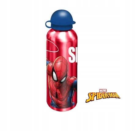 Kids Euroswan Aliumininis gertuvė "žmogus-voras" 500ml, raudona