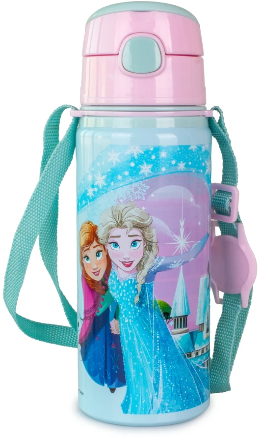 Gertuvė Kids Euroswan Buteliukas na wodę do szkoły dla dziewczynki Frozen Elsa 600 ml bidon