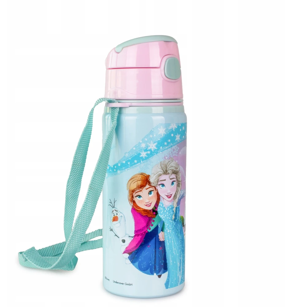 Gertuvė Kids Euroswan Buteliukas na wodę do szkoły dla dziewczynki Frozen Elsa 600 ml bidon