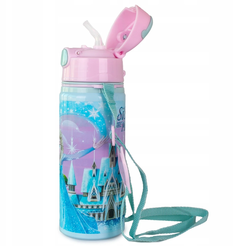 Gertuvė Kids Euroswan Buteliukas na wodę do szkoły dla dziewczynki Frozen Elsa 600 ml bidon