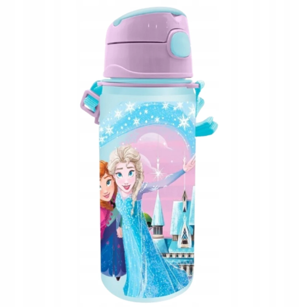 Gertuvė Kids Euroswan Buteliukas na wodę do szkoły dla dziewczynki Frozen Elsa 600 ml bidon