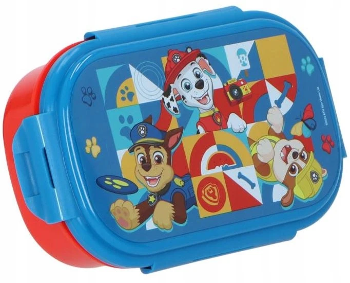 Kids Euroswan Dėžutė maistui su stalo įrankiais Paw Patrol 21x14x6cm vaikams