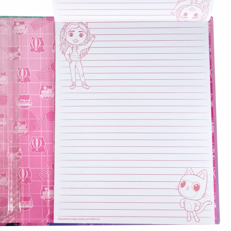 Kids Euroswan Gabby's Dollhouse Smoothie Lja notebook + gel pen set