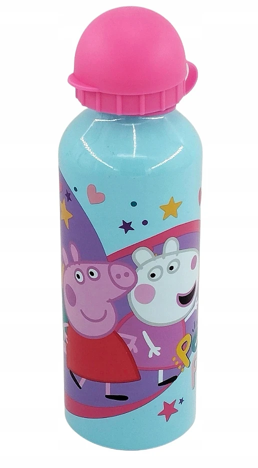 Kids Euroswan Gertuvė "peppa Pig" 500ml Aliumininė Vaikams