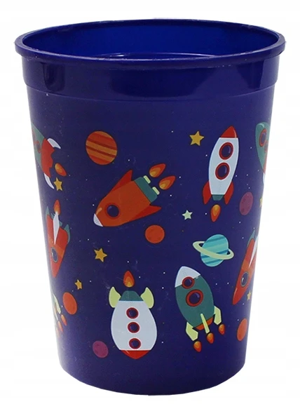 Kids Euroswan Indų rinkinys: puodelis, lėkštė, dubuo, 29x11x7,5 cm, pagamintas iš melamino Out Kids