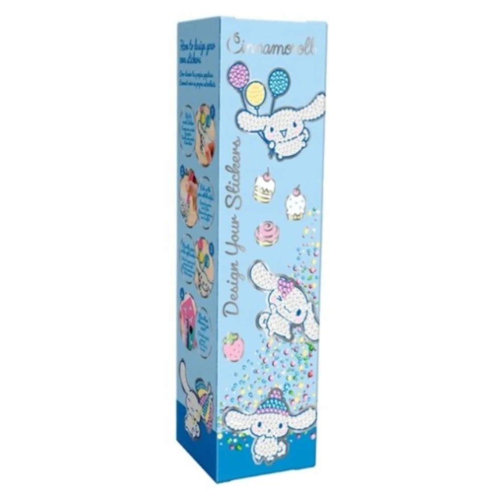Kids Euroswan KIDS Cinnamoroll rinkinys deimantų mozaika 12 lipdukų 400 vnt. DIY vaikams / Cin0018