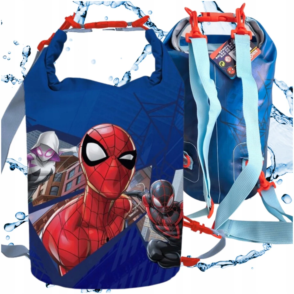 Kids Euroswan Vandeniui atsparus krepšys „Spiderman“.