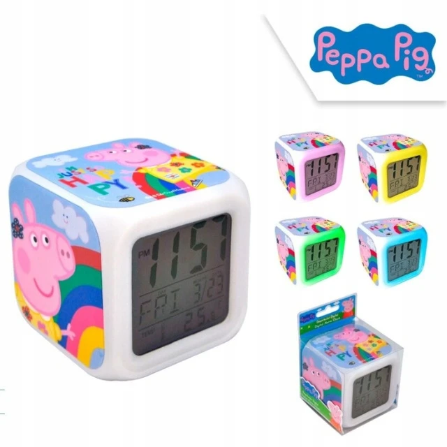 Peppa Piga skaitmeninis laikrodis su projektoriumi