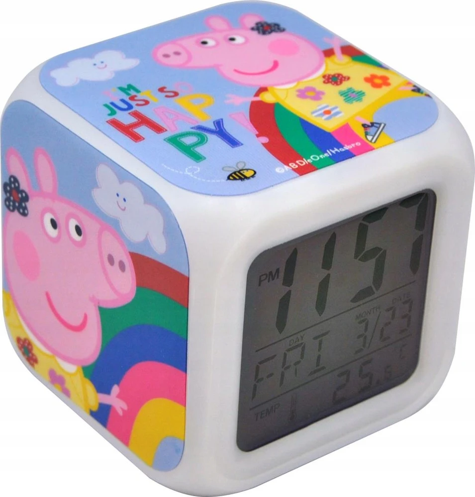 Peppa Piga skaitmeninis laikrodis su projektoriumi