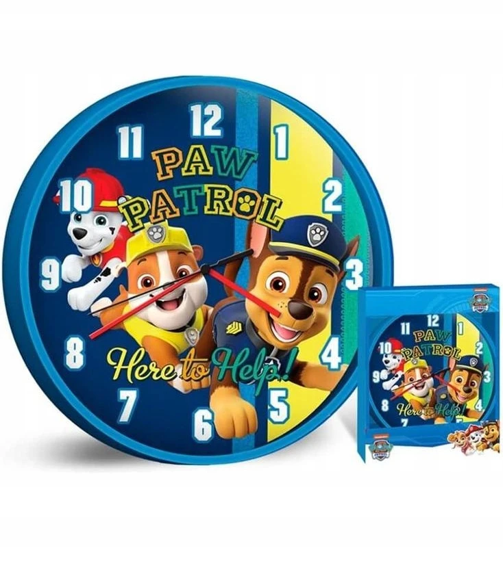 Kids Euroswan Paw Patrol sieninis laikrodis