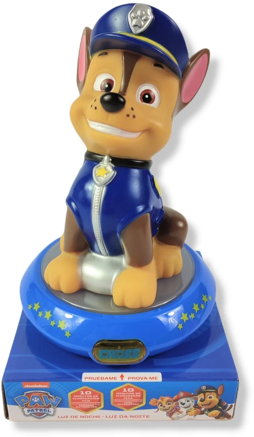 Kids Licensing 3D letenų patruliavimo CHASE naktinė lempa