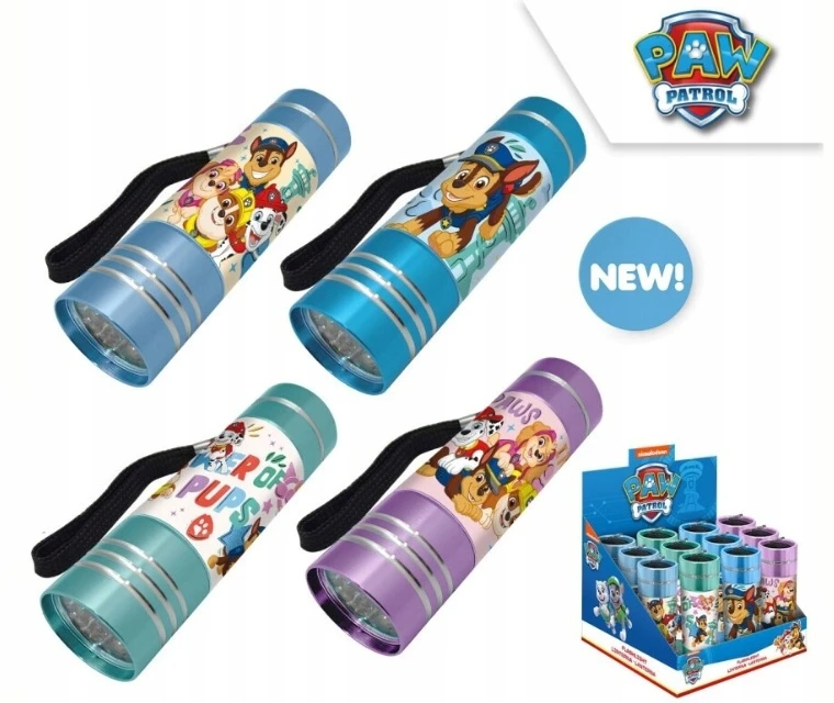 Kids Licensing PAW PATROL LED žibintuvėlis 9cm vaikams 1 vnt.