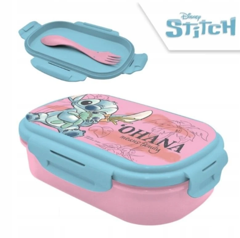 Priešpiečių dėžutė su šakute Stitch ST00040 KiDS Licensing