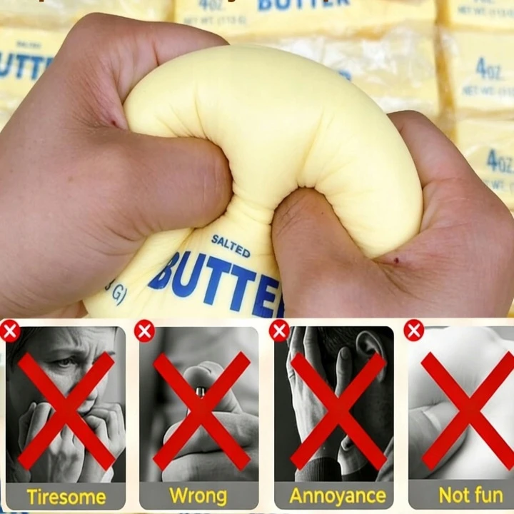 KidsGifts Antistresinis Squishy Butter Squishy Soft sensorinis atsipalaidavimo žaislas