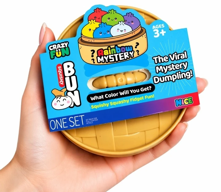 KidsGifts Gniotek Anti-stresinis kukulis Squishy Dumpling Sensorinis žaislinis kukulis