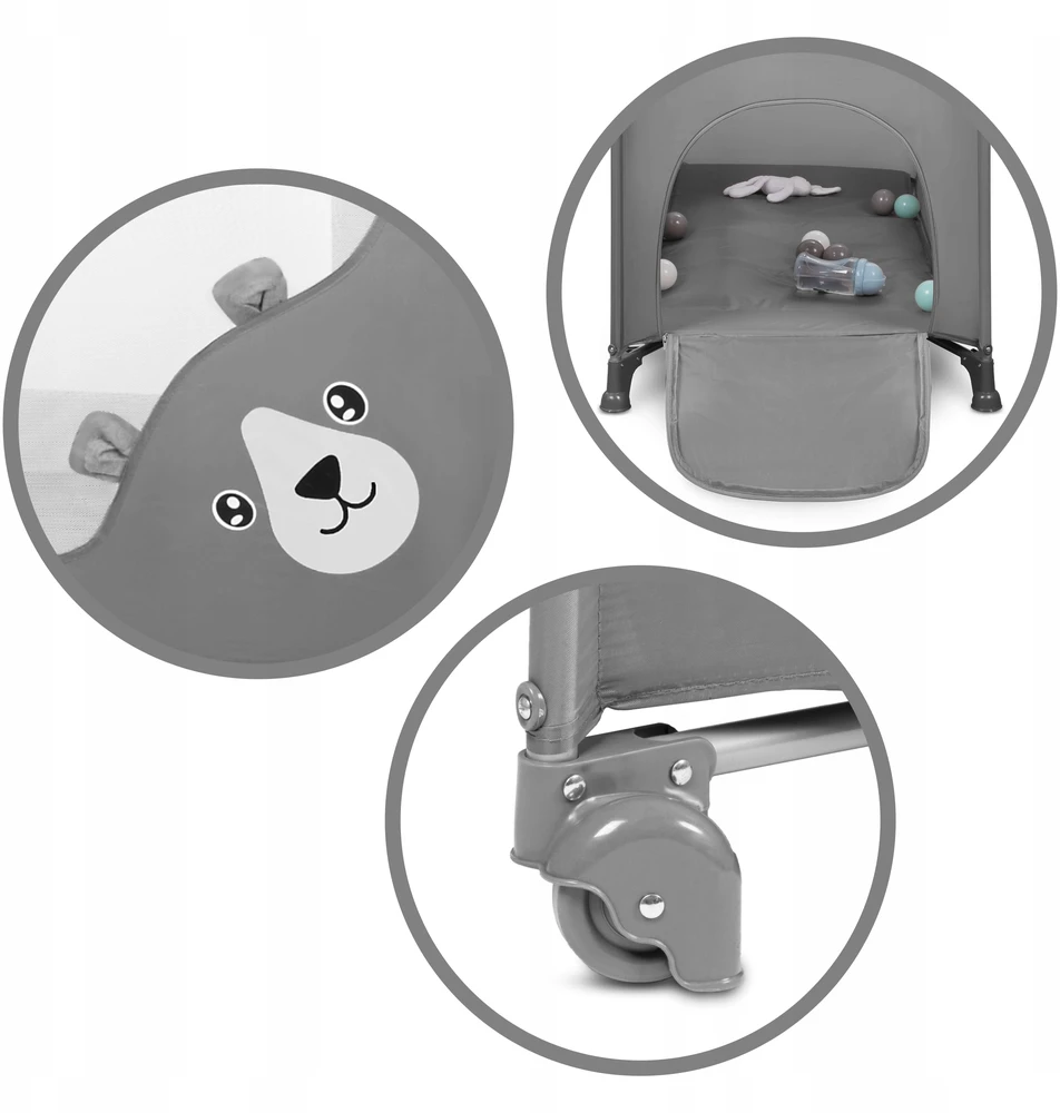 Kidwell Sulankstoma lova Blissy Duo, pilka