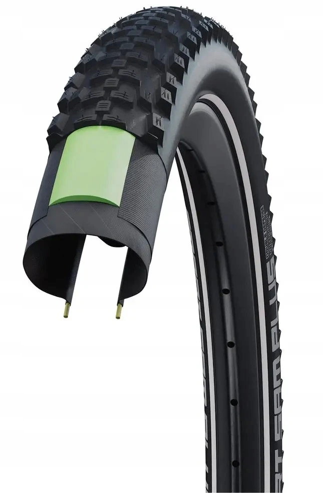 Kietas dviratininko padanga Schwalbe Smart S.A.M Plus HS624 Perf Dd - juoda - Juoda - 28"x1,75