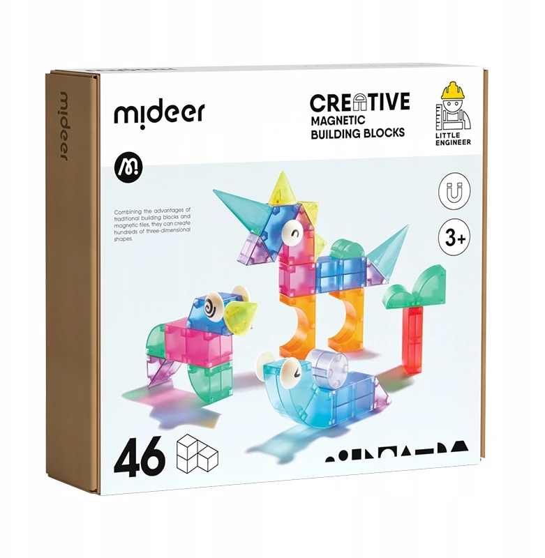 Mideer Magnetyczne 3D 46el. MD1407